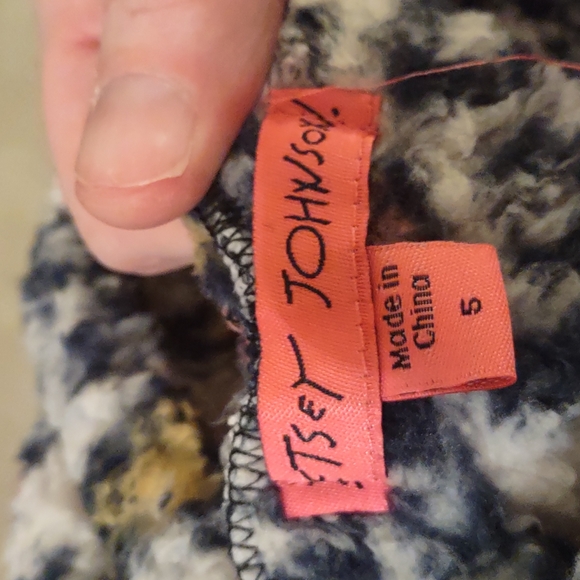 Betsey Johnson Animal Print Fleece Hoodie - Picture 4 of 5